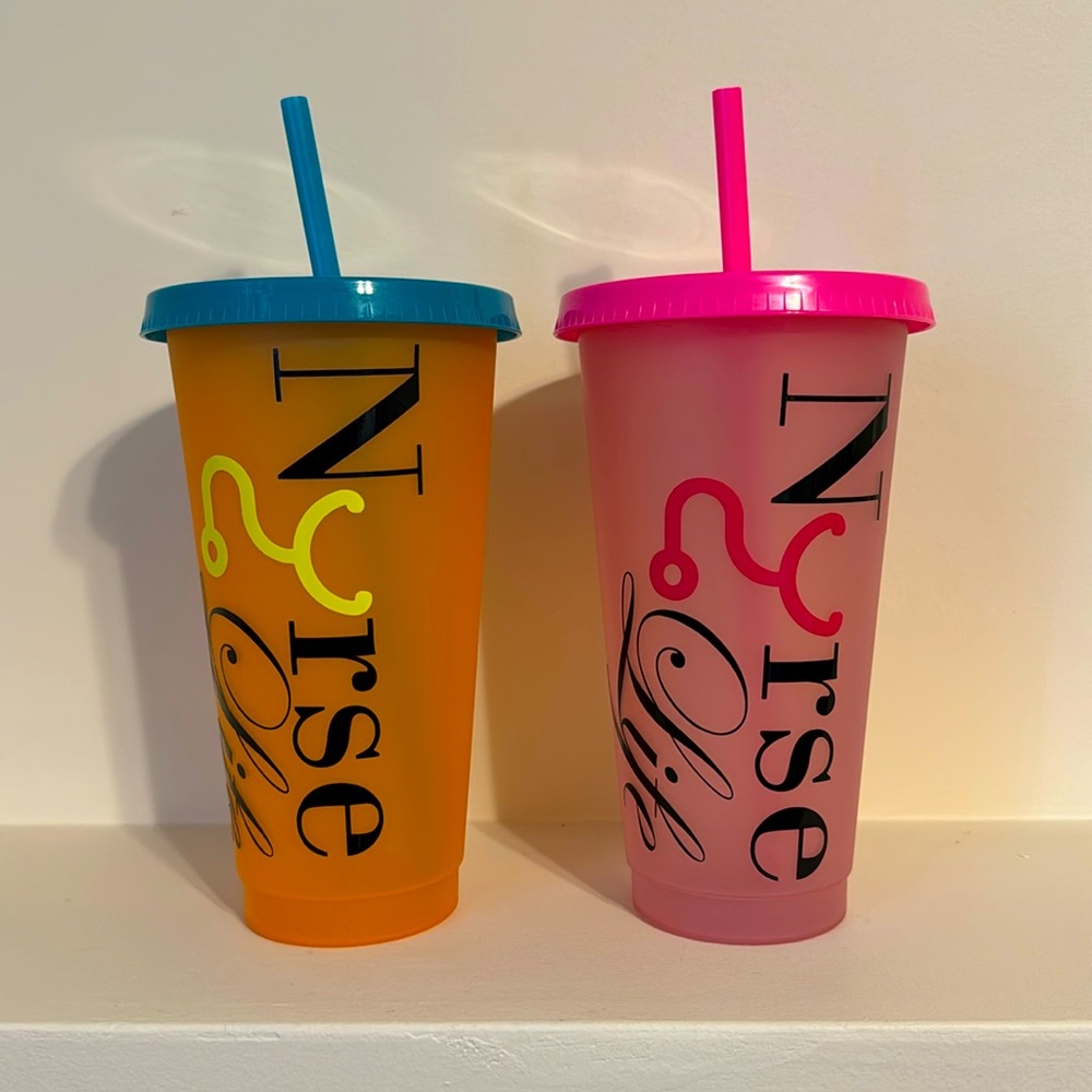 “Nurse Life” 24oz Color Changing Manna Cups